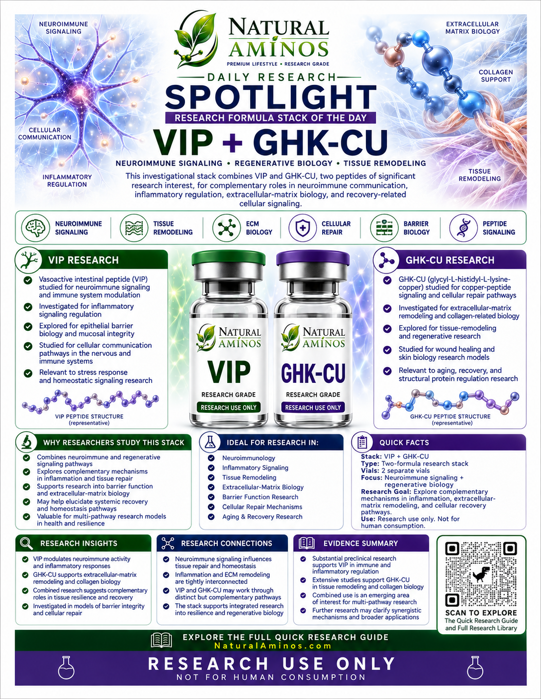VIP + GHK-Cu research graphic